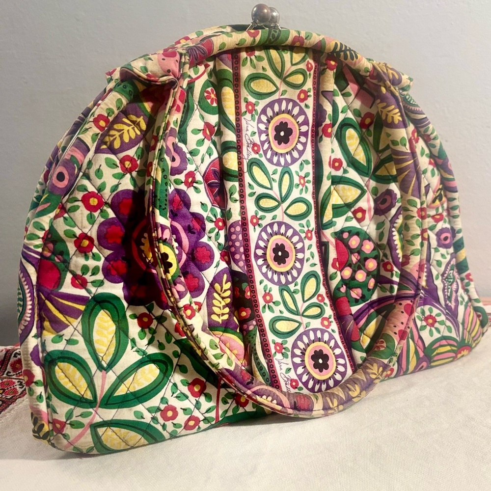 Vera Bradley Retro Flower Shoulder Bag